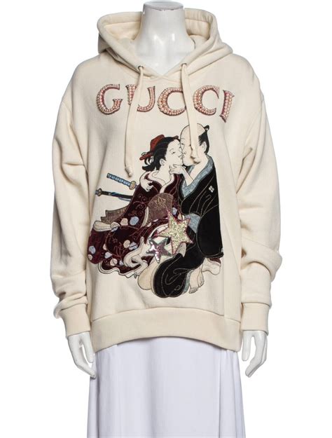 gucci geisha hoodie|saks gucci sweatshirt.